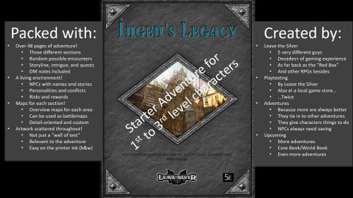 5e Adventure - Ingen s Legacy
