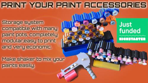 Print your paint accessories