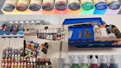 Stackable paint trays: STL files for 3D print!
