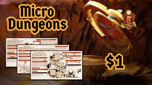 Micro Dungeons for DnD - $1 USD