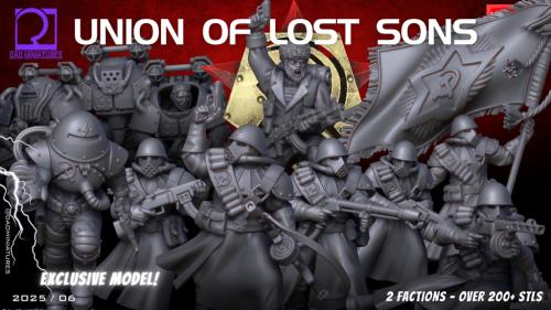 Union of Lost Sons – Industrial Warfare STL Miniatures