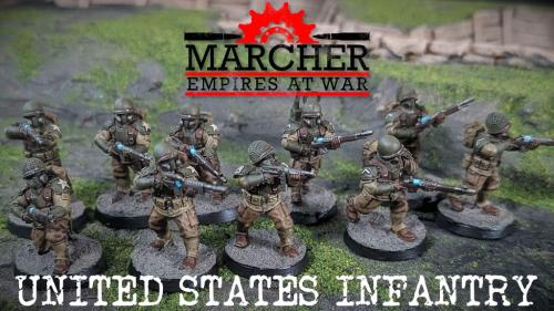 Marcher: Plastic United States Infantry