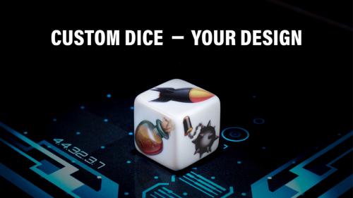 Custom Dice - Your design. Many Shapes & Sizes