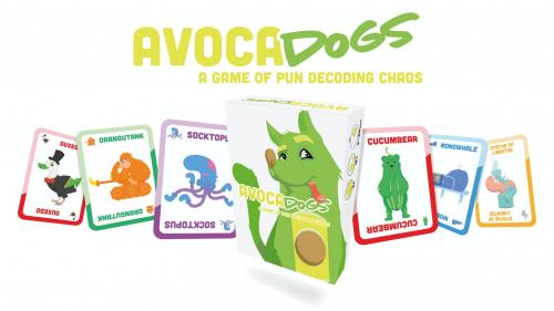 Avocadogs: A Fast Paced Card Game of Pun Decoding Chaos