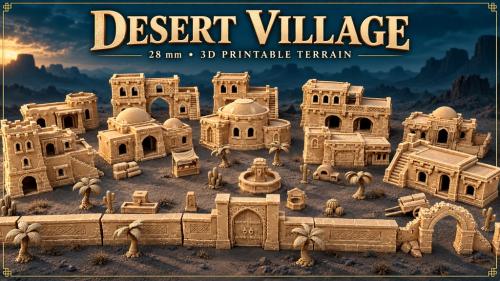 Desert Village - STL / 28MM