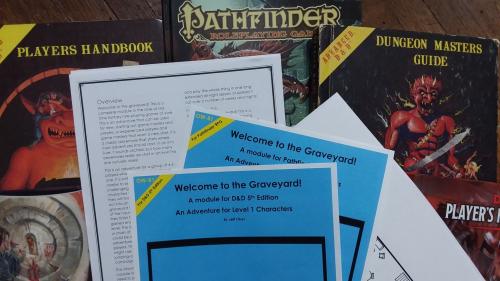 Welcome to the Graveyard: A D&D and Pathfinder Adventure
