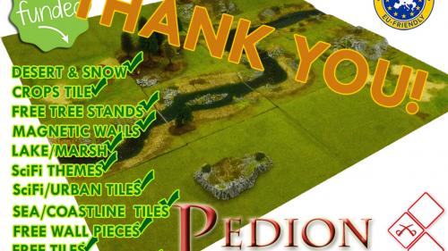 PEDION Modular Prepainted Terrain System for RPGs & Wargames