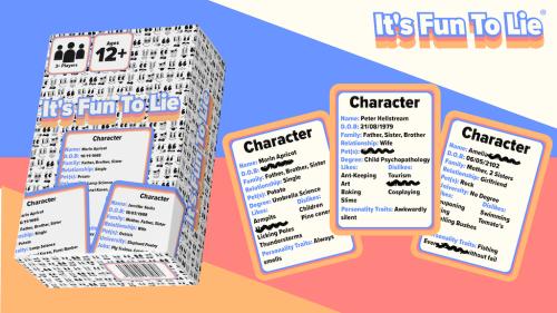 It s Fun To Lie: Card Game Of Deceit, Acting and Lies