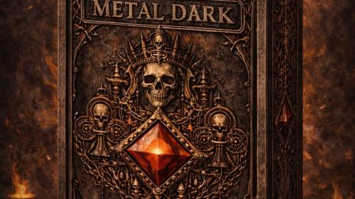 METAL DARK. The ultimate gothic playing deck