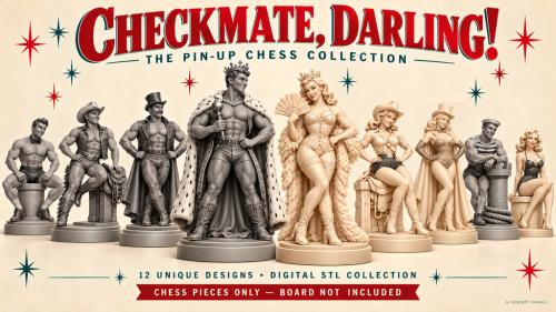 Checkmate, Darling! — The Pin-Up Chess Collection