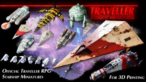 Traveller RPG Starship Miniatures