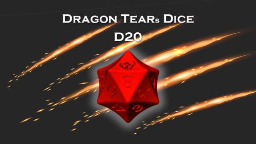 Dragon Tears Dice D20