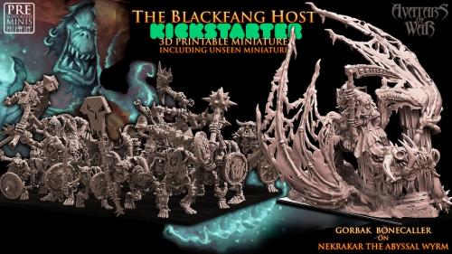 GORVAK BONECALLER & THE BLACKFANG HOST BY AVATARS OF WAR