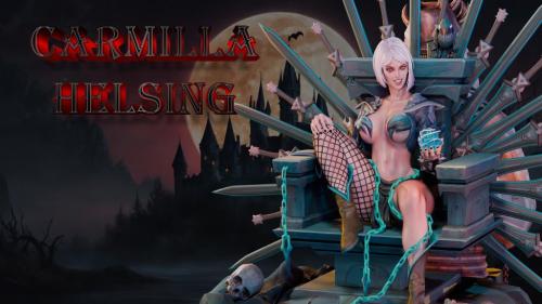 Carmilla Helsing: 3d printable Vampire Pin-Up