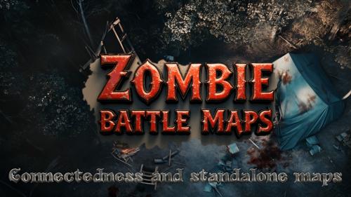 510 Zombie Apocalypse Battle Maps for TTRPG and VTTRPG