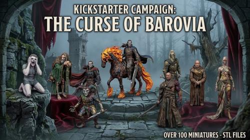 The Curse of Barovia: 100 Gothic NPCs. STL presupports