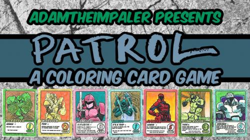 Patrol: A Coloring Card Game Secret Kickstarter