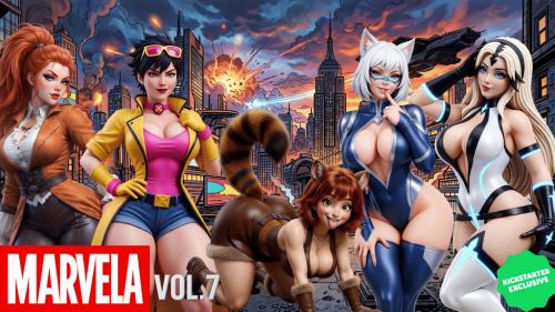Marvela Queens – Iconic Pin-Up STL Collection Vol.7
