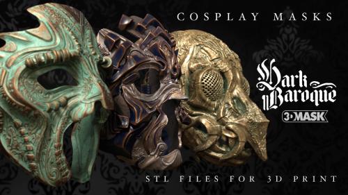 DARK BARROQUE MASKS / 3DMASK