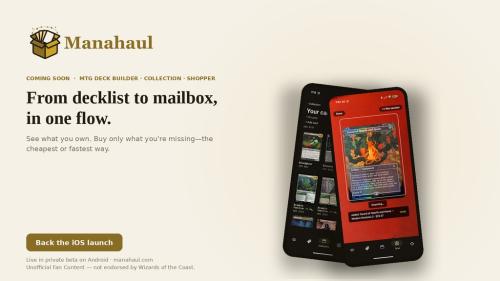 Manahaul: From Decklist to Mailbox, in One Flow