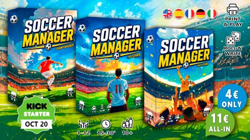 Soccer Manager - Print & Play boardgame