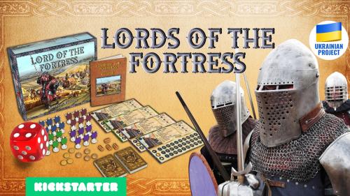 Lord of the fortress- card board game with friendly fights.