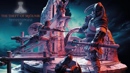 The Theft of Mjölnir - 75mm | 1/12th | 1/8th Scale 3D STL