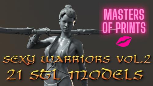 SEXY WARRIORS vol.2 NSFW STL files 75mm scale