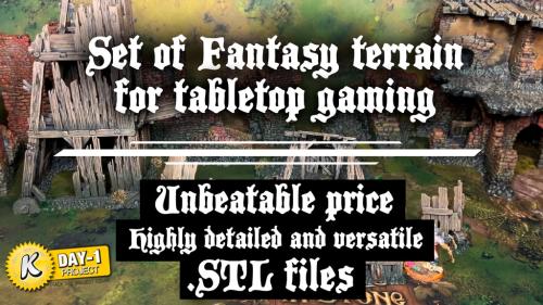 Fantasy Miniatures Terrain for Tabletop Gaming