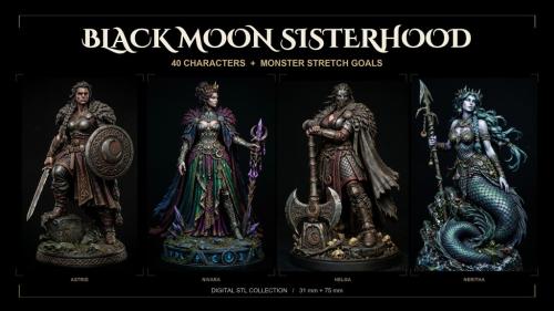 Black Moon Sisterhood: 40 Characters + Monster Stretch Goals