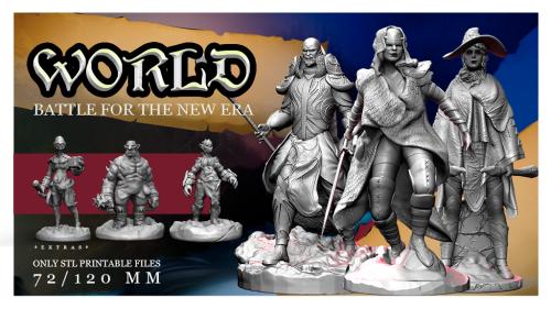 World, Battle for the new era/ 3D printing/ Only stl files