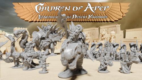 Children of Apep: Lizardmen of the desert kingdoms