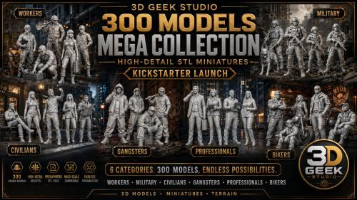 REAL LIFE PEOPLE / STL MINIATURES