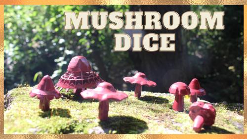 Mushroom Dice Set