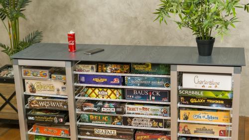 Modular Board Games Organizer without any tools assemble