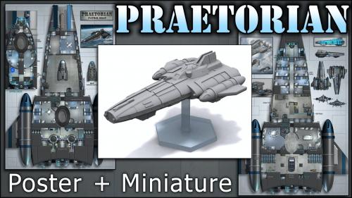 Praetorian: Starship Map & Miniature