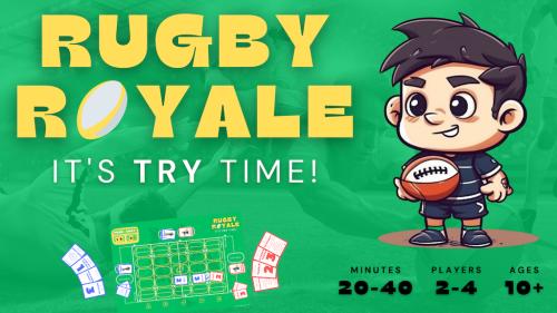 Rugby Royale: A light hearted game for 2+ players