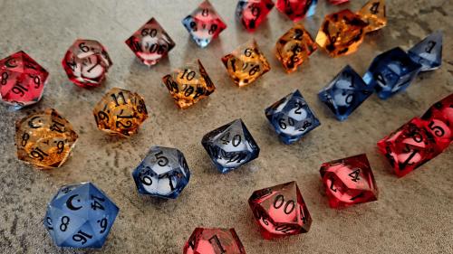 Introducing the Liquid-Core Shimmer: The Moonlit Night Dice