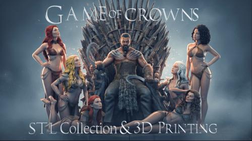 🗡️ Game of Crowns – The Iron Throne STL🗡️(Relunch)
