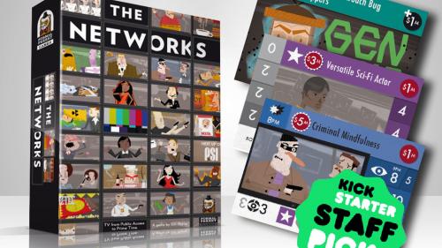 The Networks: A tabletop strategy game for 1-5 TV executives