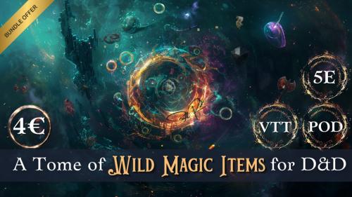 A Tome of Wild Magic Items for D&D