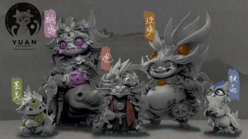 Spirited Monsters Collection——STL Files For 3D Printing