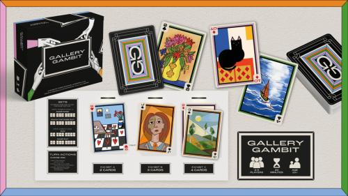 Gallery Gambit - Board Game & Designer Playing Cards
