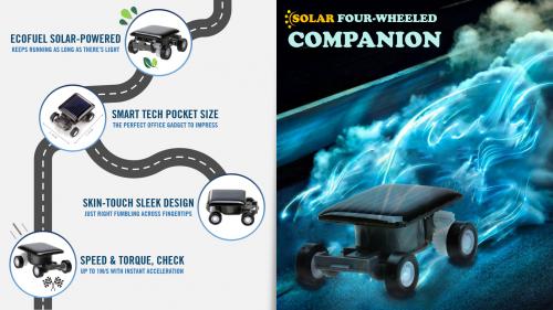 Your 4-Wheeled Solar Voltaic Friend.