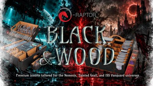 BLACK & WOOD: Board Games Inserts