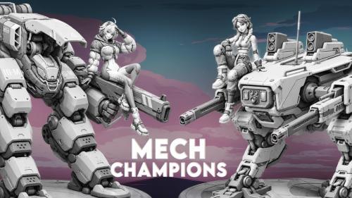 MECH Champions - 3D Printable Miniatures