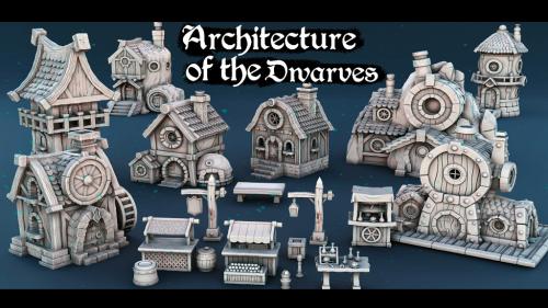 Architecture of the Dwarves | STL | 28MM | RPG