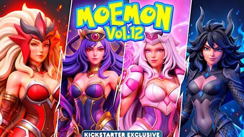 MoeMon Vol.12 – Collect Them All | 120mm STL Pin-Ups