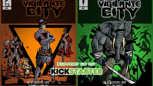 SURVIVE THIS!! Vigilante City RPG 2 Book Quickstarter.