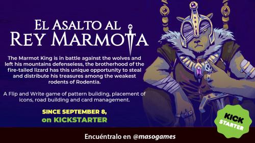 Assault on the Marmot King - Flip&Write Game